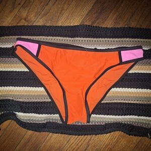 Orange and Pink Swim Bottom